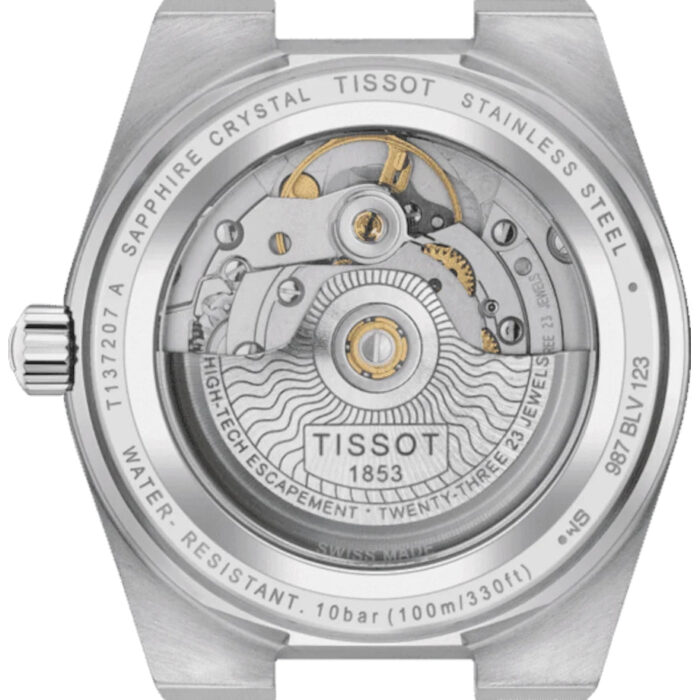 Tissot PRX Powermatic 35mm Ladies Ice Blue Watch - T137.207.11.351.00 - Image 2